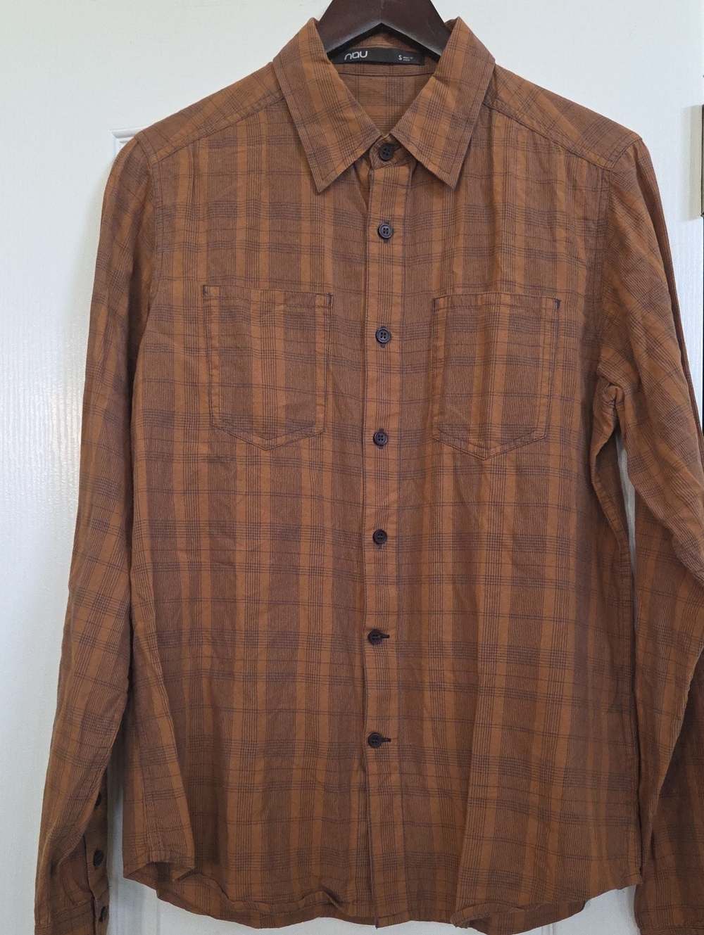 Nau, Gold Long Sleeved Button Up Shirt!